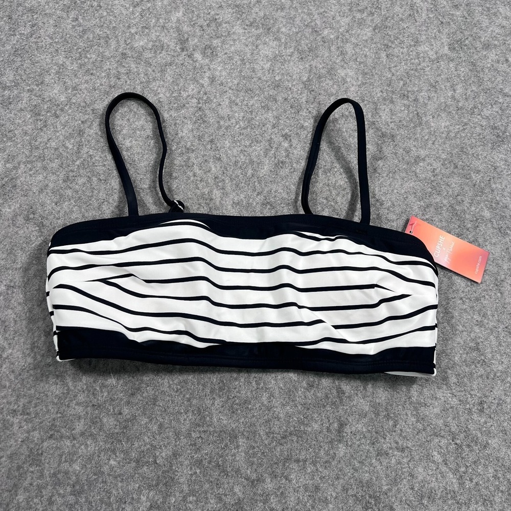 NWT Cupshe xâ Jojo Fletcher Escaping Stripe Bikini Top Women's Size Medium